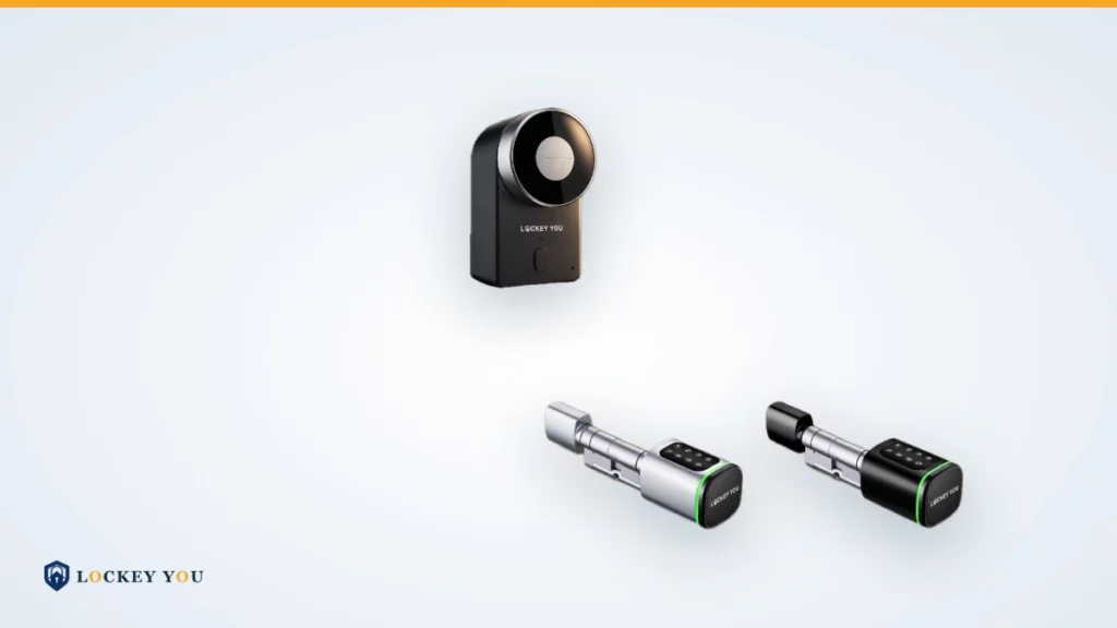 Serrure connectée Smart Lockey Discret et cylindres connectés Smart Lockey Digit